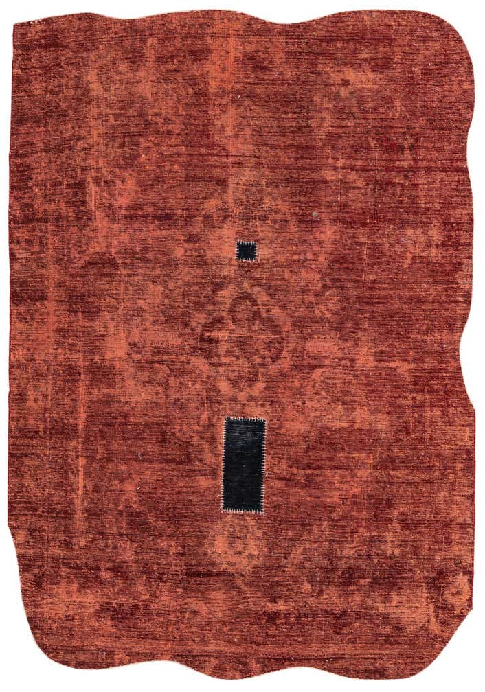 5' 9 x 8' 4 Hand Knotted Ultra Vintage Persian Wool Rug