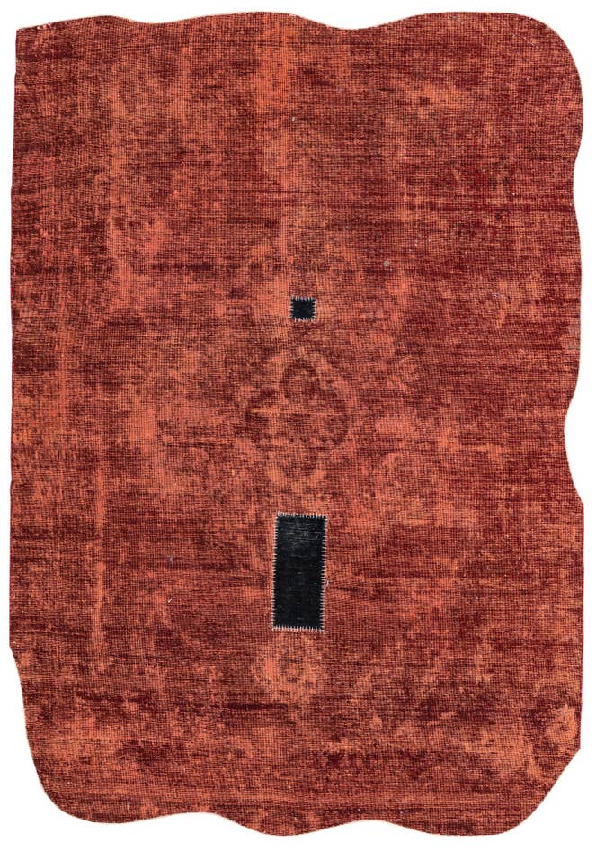 Detail image of 5' 9 x 8' 4 Hand Knotted Ultra Vintage Persian Wool Rug