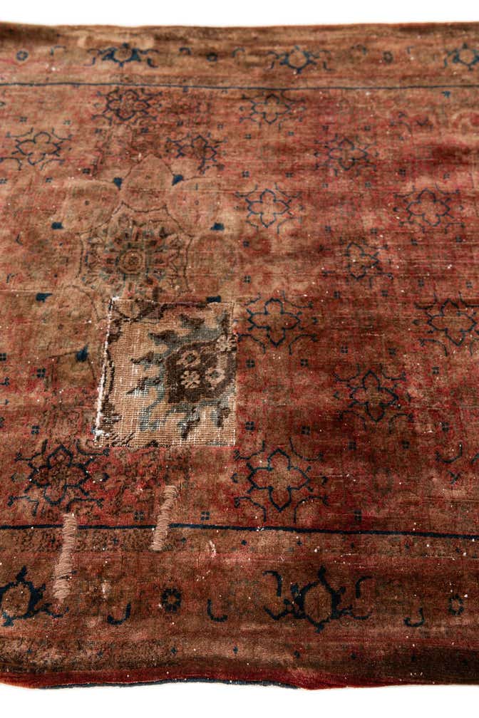 3' 7 x 5' Hand Knotted Ultra Vintage Persian Wool Rug