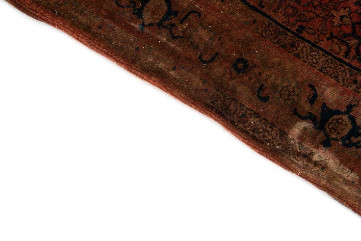 Detail image of 3' 7 x 5' Hand Knotted Ultra Vintage Persian Wool Rug