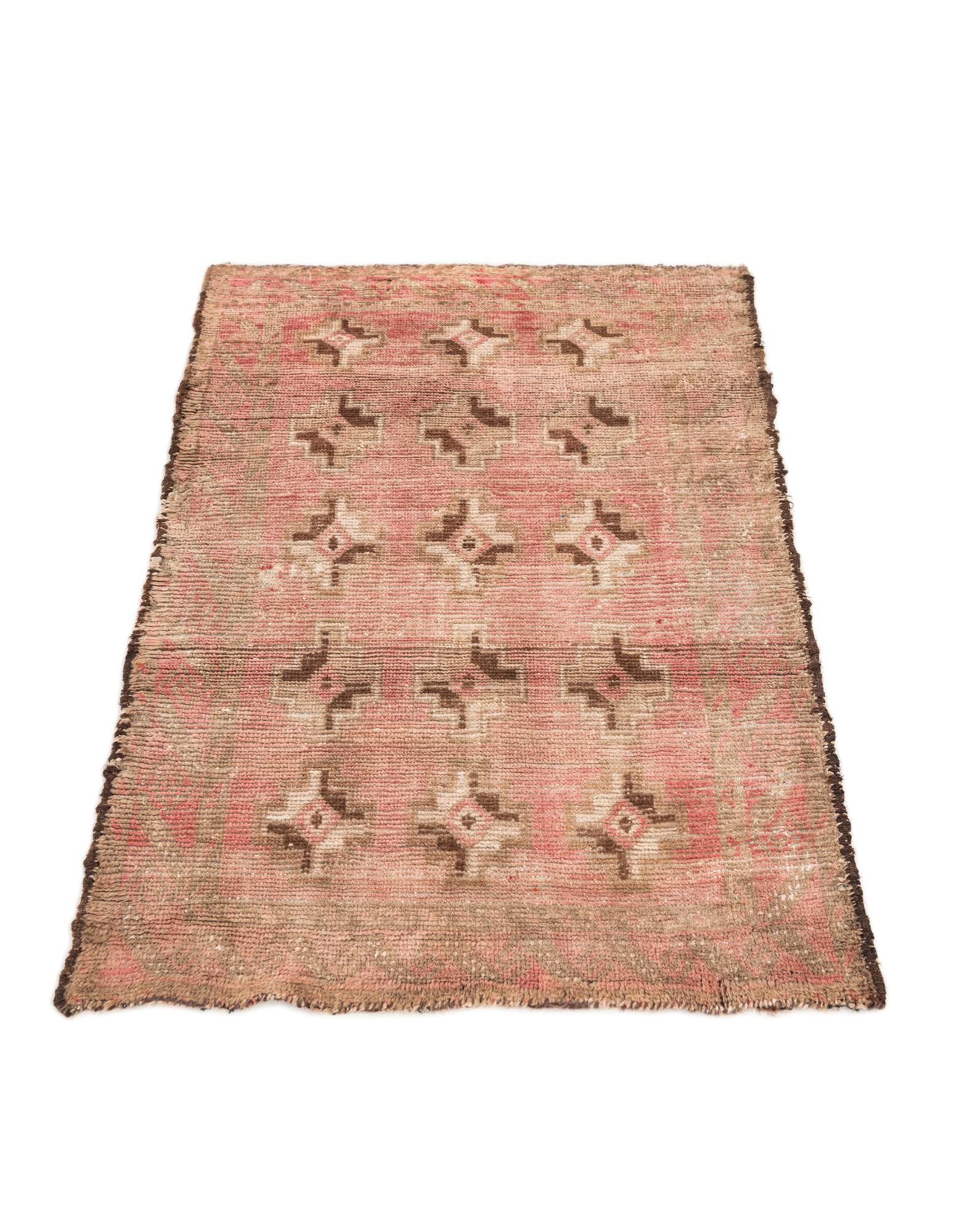 2' 9 x 4' Hand Knotted Ultra Vintage Oriental Wool Rug