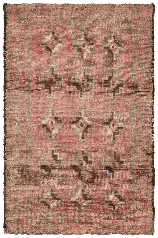 2' 9 x 4' Hand Knotted Ultra Vintage Oriental Wool Rug