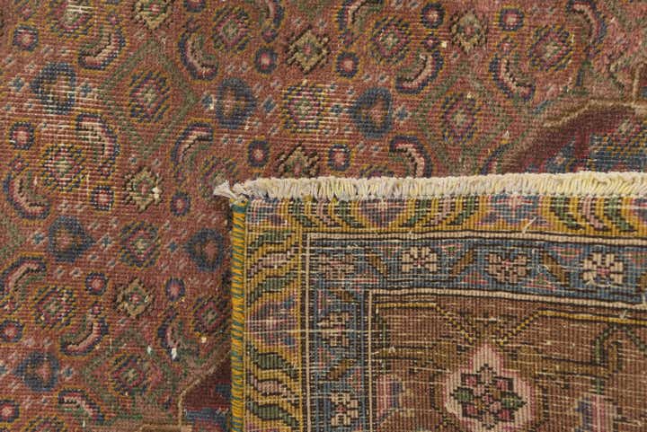 6' 6 x 9' 6 Hand Knotted Ultra Vintage Persian Wool Rug