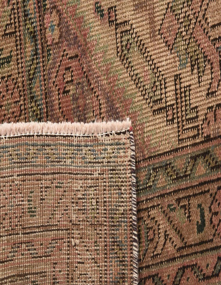 Detail image of 9' 8 x 12' 8  Hand Knotted Ultra Vintage Persian Wool Rug