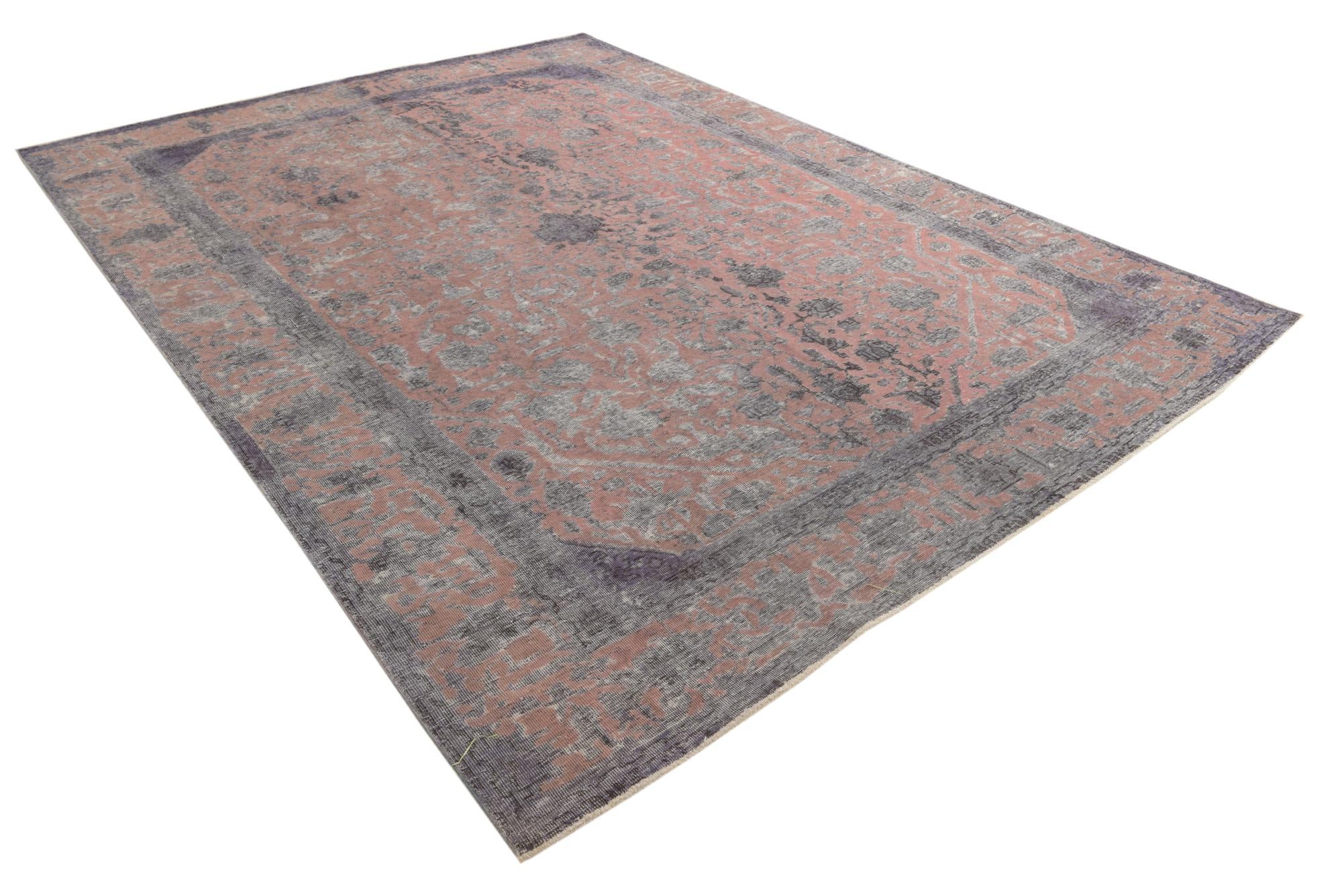 8' 10 x 12' 1 Hand Knotted Ultra Vintage Persian Wool Rug