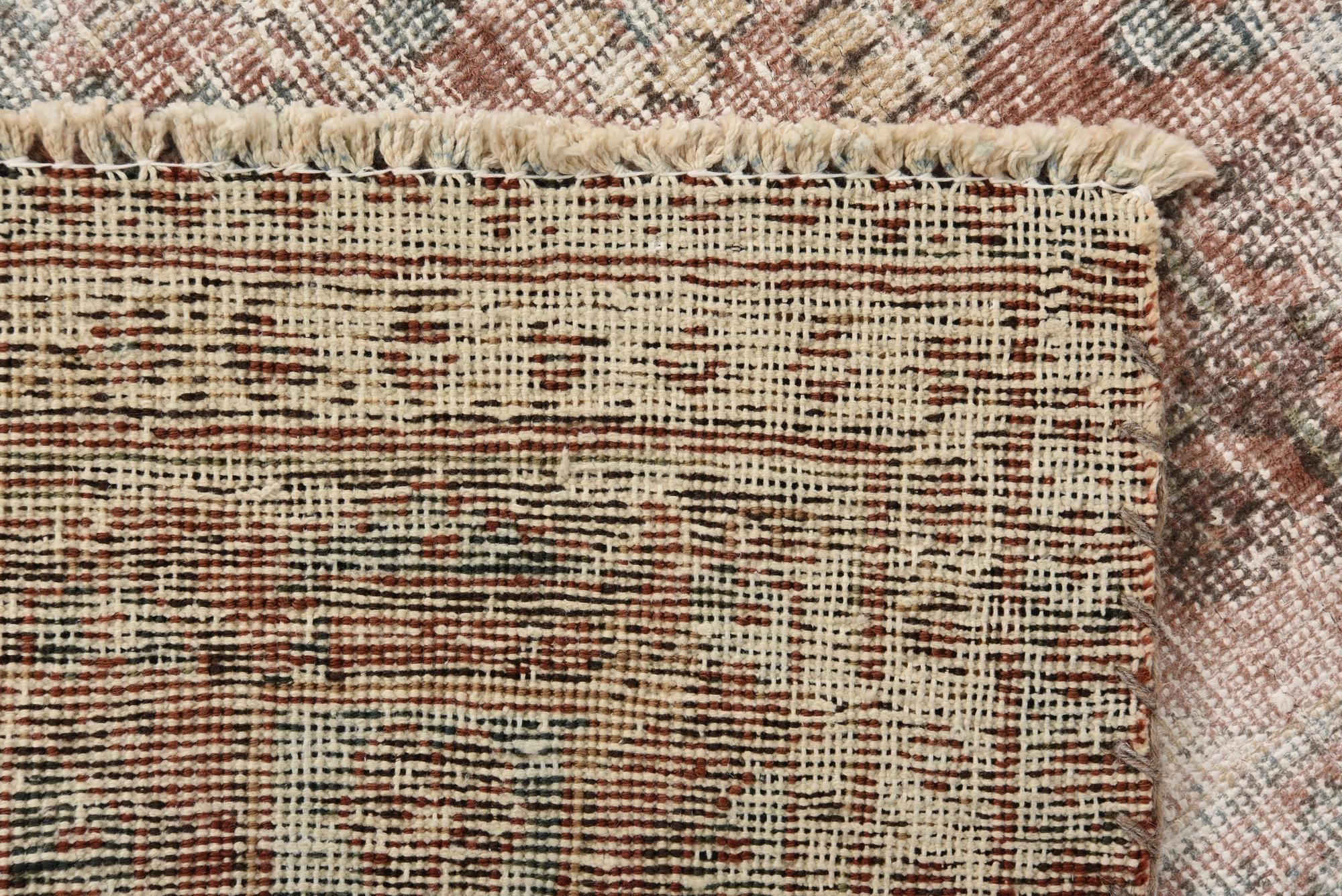 7' 1 x 10' 3 Hand Knotted Ultra Vintage Persian Wool Rug