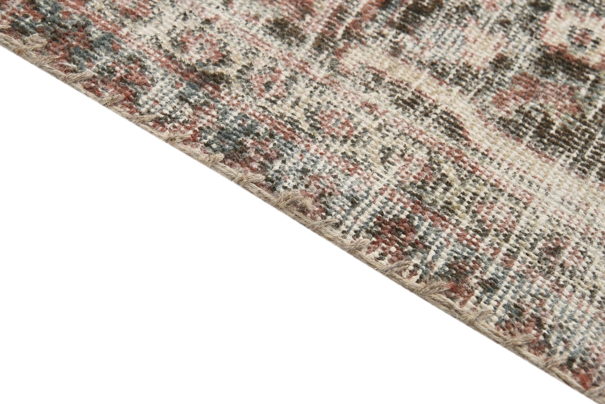 7' 1 x 10' 3 Hand Knotted Ultra Vintage Persian Wool Rug