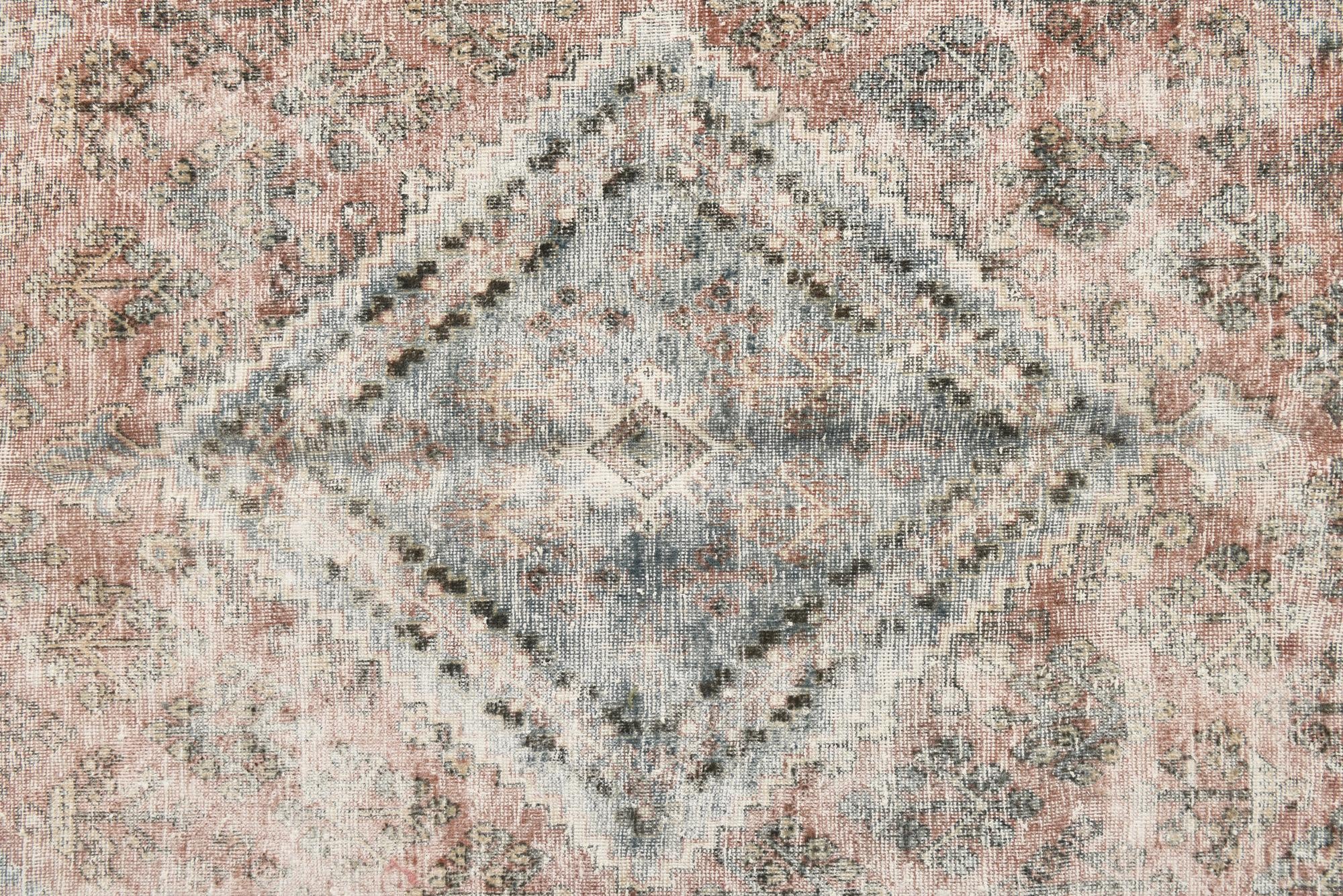 7' 1 x 10' 3 Hand Knotted Ultra Vintage Persian Wool Rug