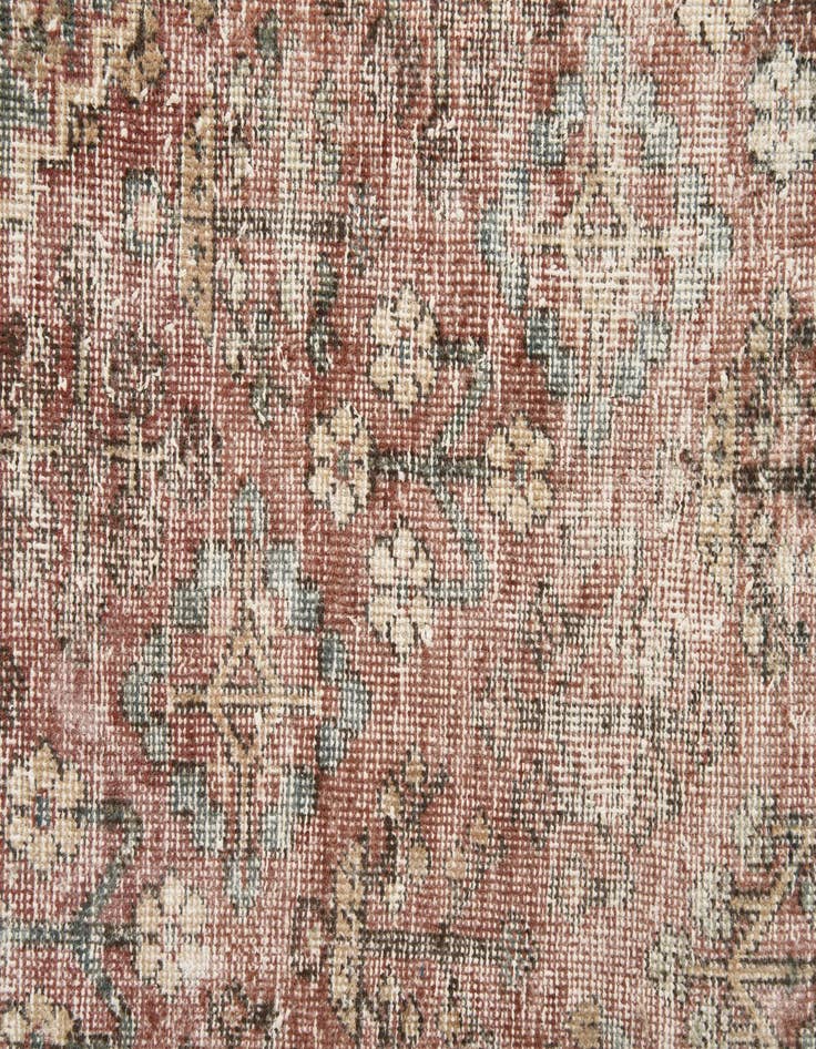 Detail image of 7' 1 x 10' 3  Hand Knotted Ultra Vintage Persian Wool Rug