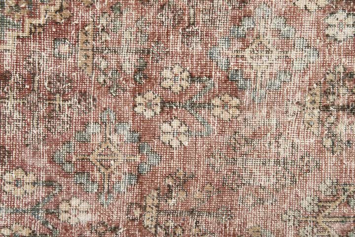 7' 1 x 10' 3 Hand Knotted Ultra Vintage Persian Wool Rug