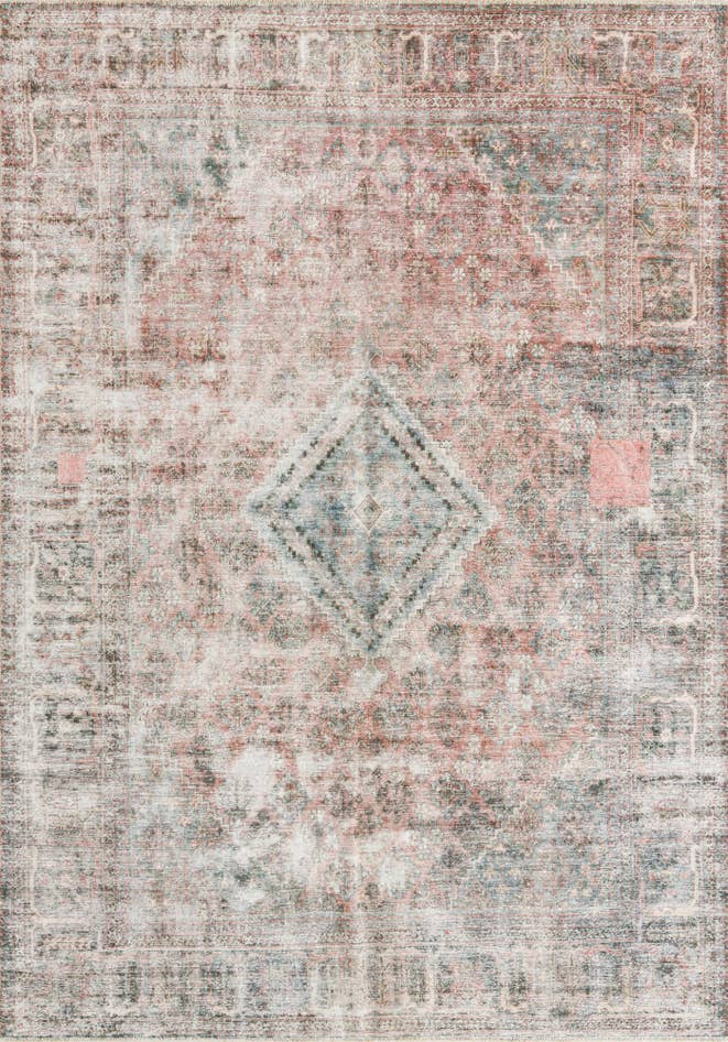 Detail image of 7' 1 x 10' 3 Hand Knotted Ultra Vintage Persian Wool Rug