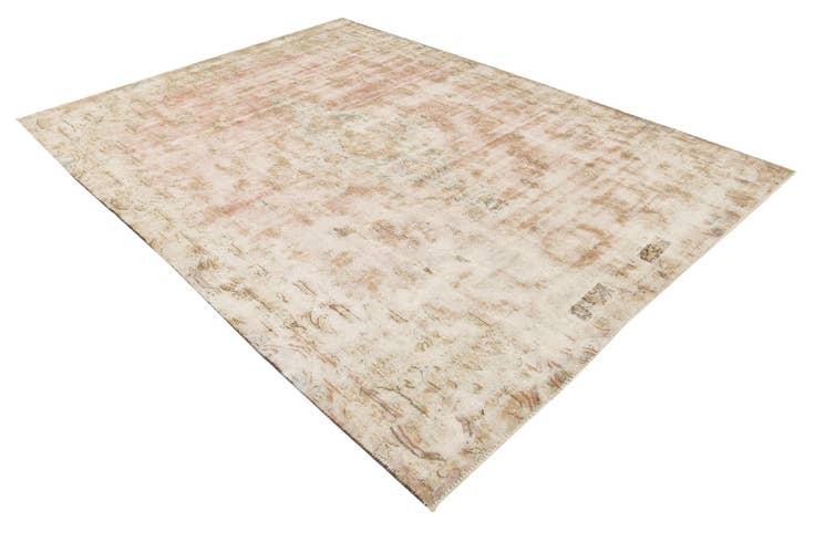Detail image of 7' 3 x 9' 10 Hand Knotted Ultra Vintage Persian Wool Rug