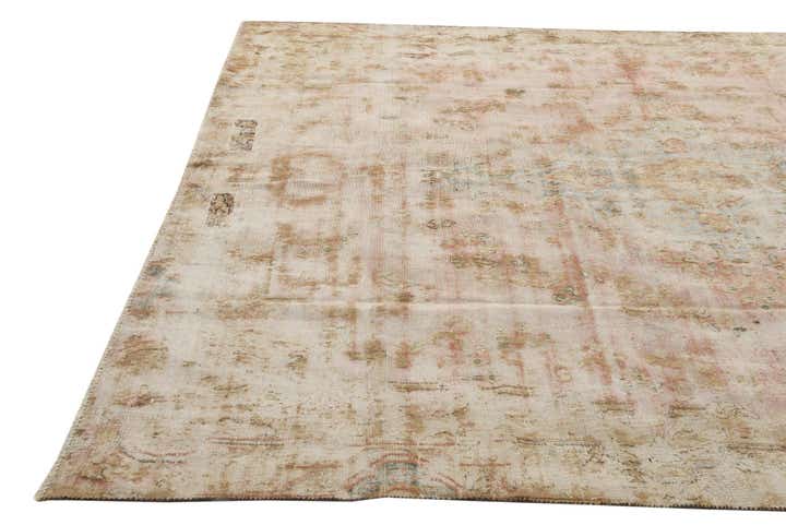 7' 3 x 9' 10 Hand Knotted Ultra Vintage Persian Wool Rug