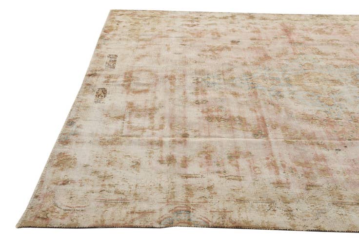 Detail image of 7' 3 x 9' 10 Hand Knotted Ultra Vintage Persian Wool Rug