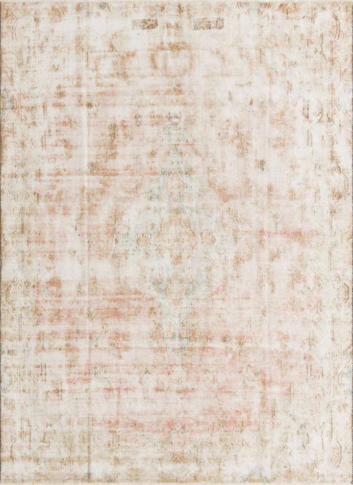 7' 3 x 9' 10 Hand Knotted Ultra Vintage Persian Wool Rug