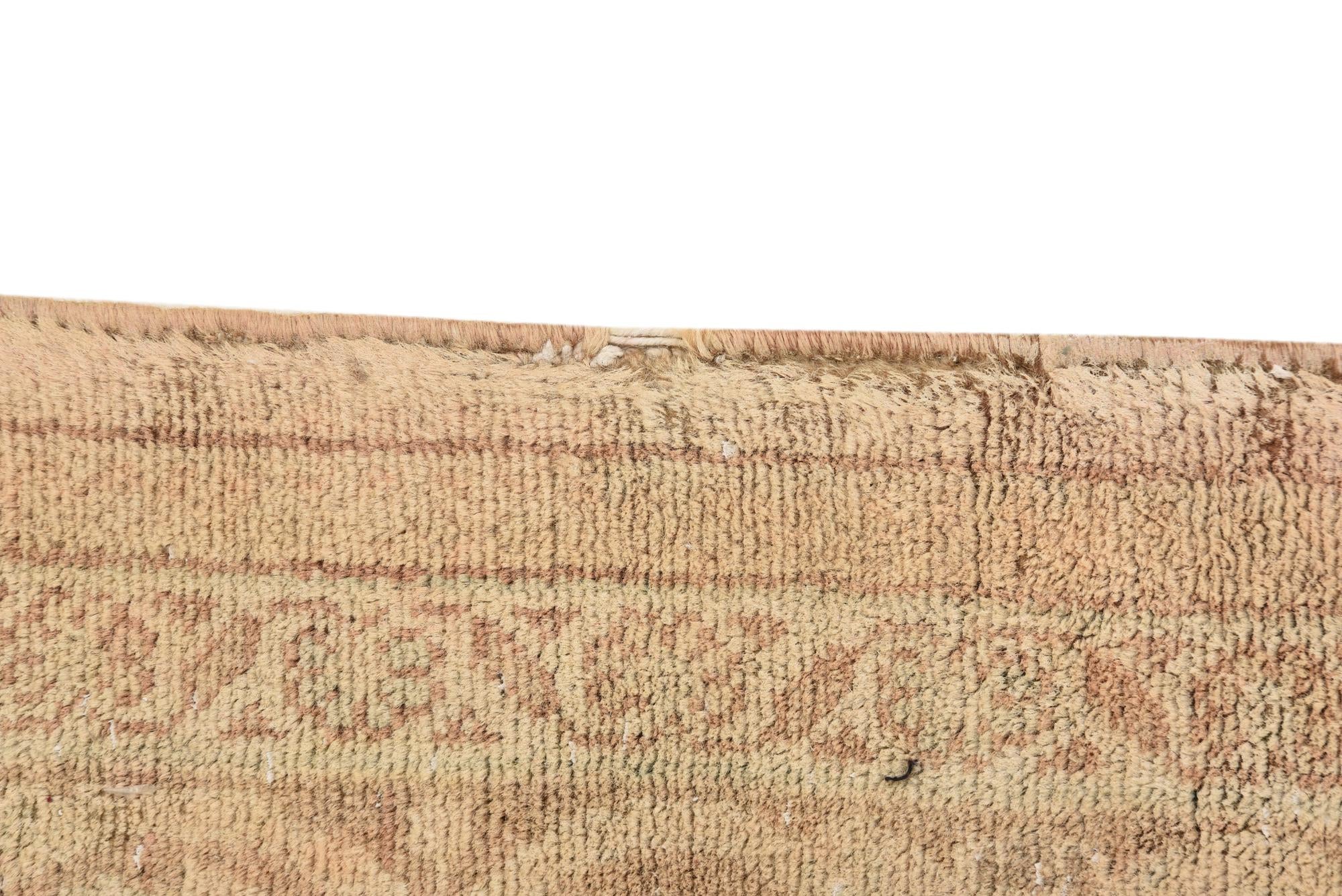 6' 3 x 9' 10 Hand Knotted Ultra Vintage Persian Wool Rug