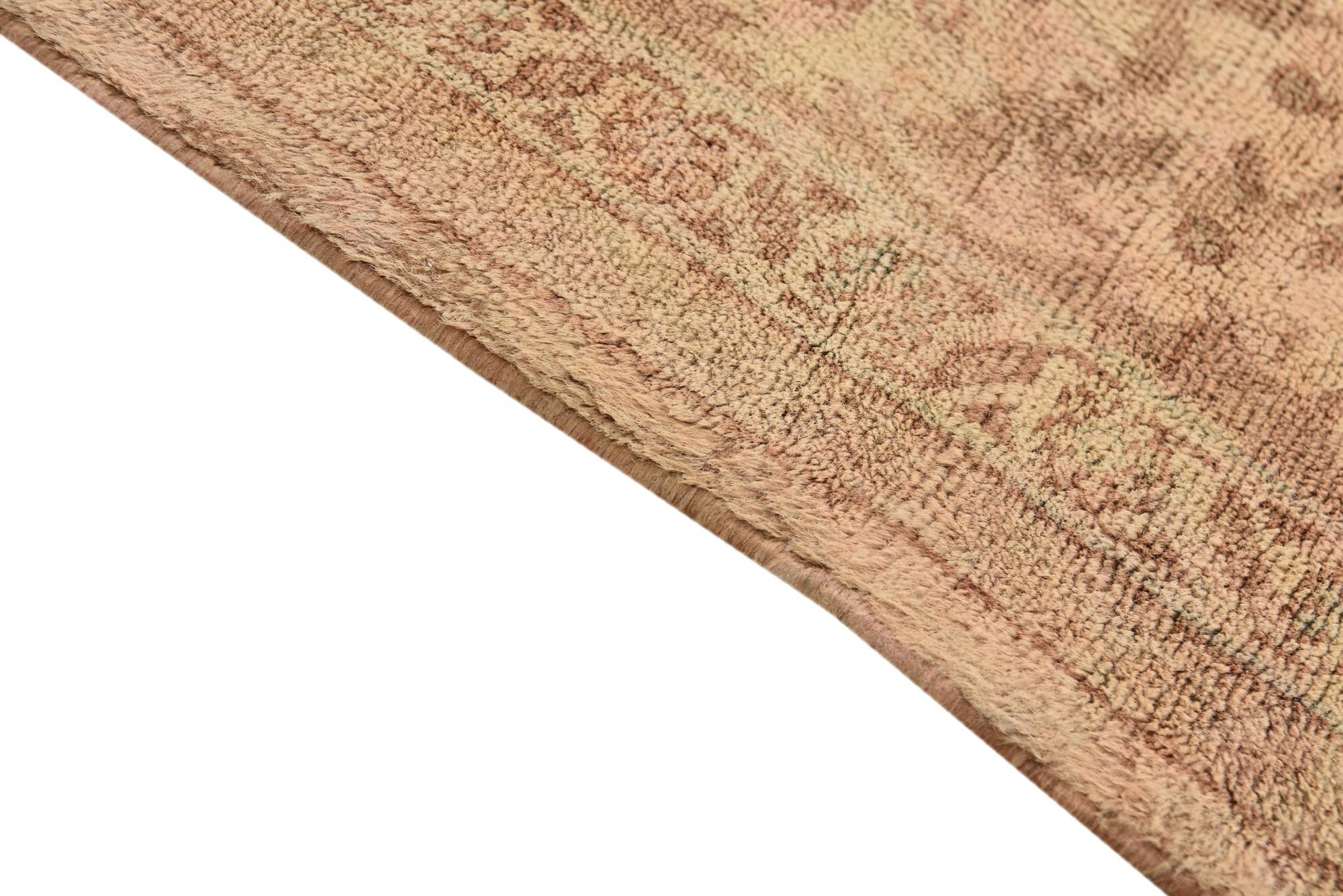 6' 3 x 9' 10 Hand Knotted Ultra Vintage Persian Wool Rug