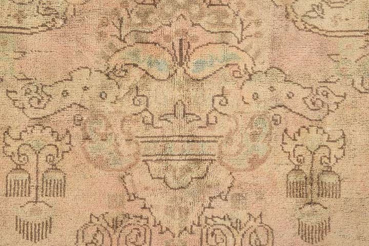 6' 3 x 9' 10 Hand Knotted Ultra Vintage Persian Wool Rug