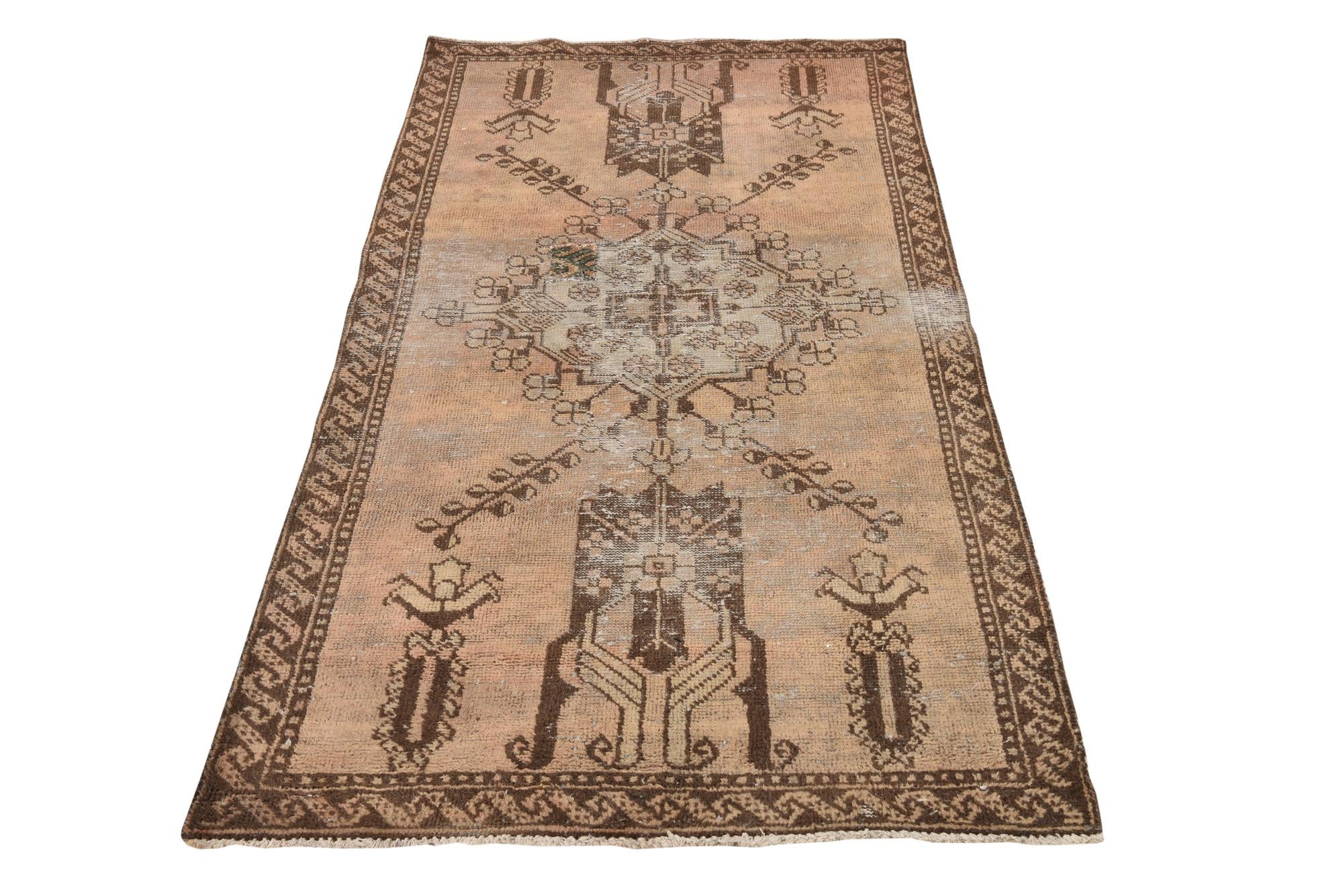 90cm x 150cm anudado a mano Ultra Vintage Alfombra Persa Lana