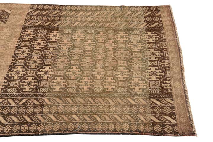 3' x 4' 8 Hand Knotted Ultra Vintage Persian Wool Rug