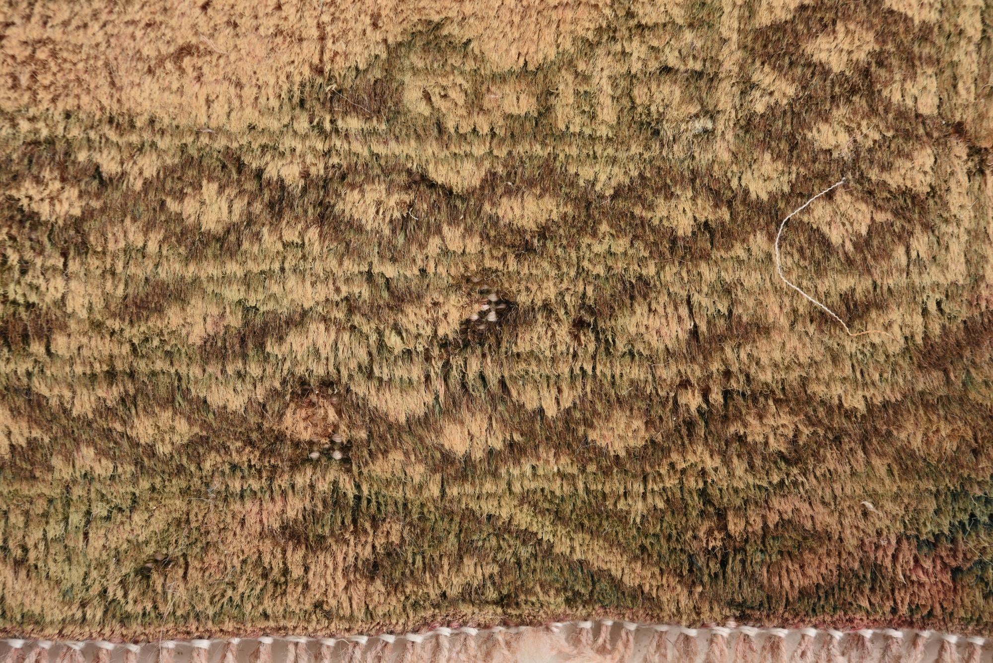 3' 4 x 4' 6 Hand Knotted Ultra Vintage Persian Wool Rug