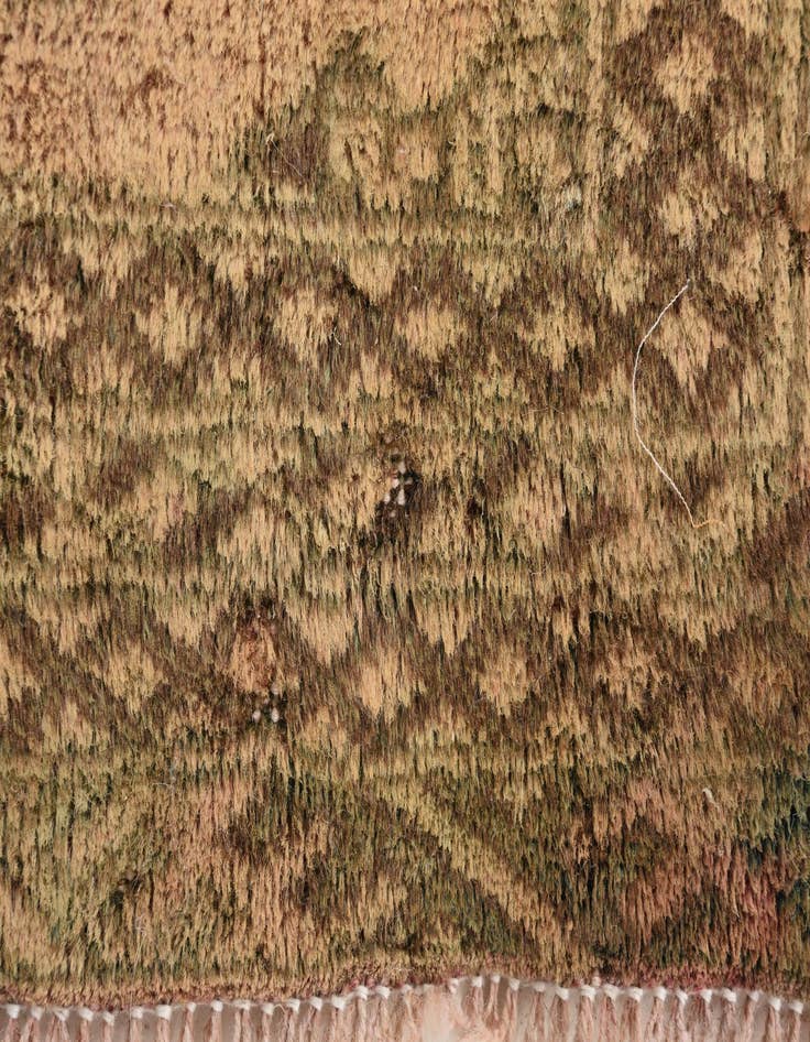 Detail image of 3' 4 x 4' 6  Hand Knotted Ultra Vintage Persian Wool Rug
