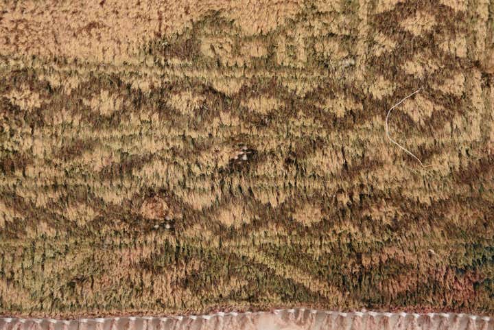 3' 4 x 4' 6 Hand Knotted Ultra Vintage Persian Wool Rug