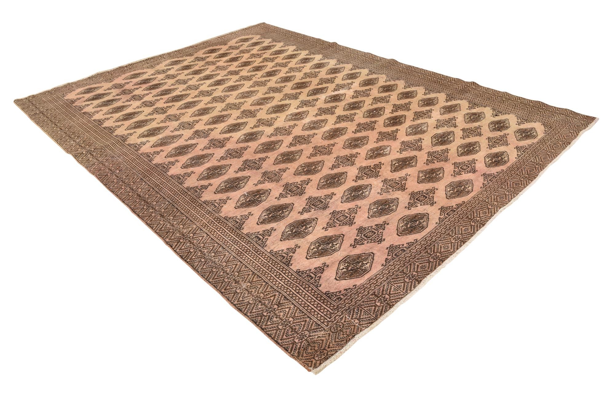 8' 9 x 11' 7 Hand Knotted Ultra Vintage Persian Wool Rug