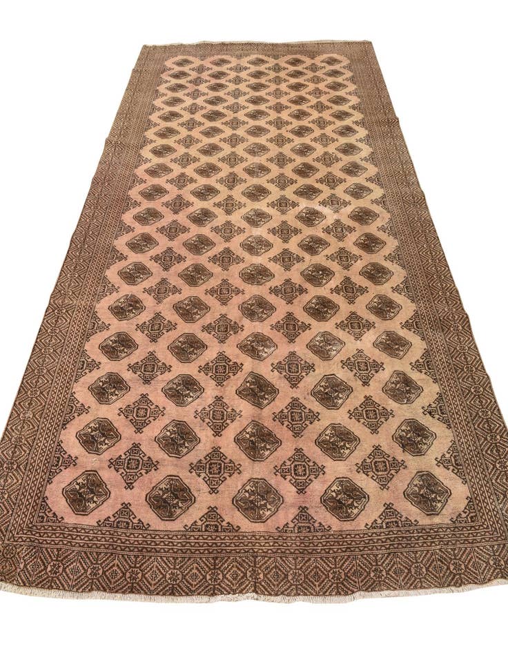 Detail image of 8' 9 x 11' 7  Hand Knotted Ultra Vintage Persian Wool Rug