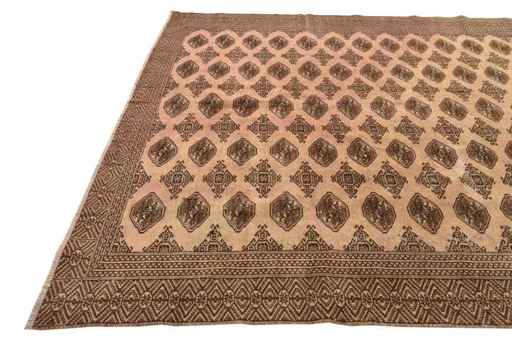 8' 9 x 11' 7 Hand Knotted Ultra Vintage Persian Wool Rug