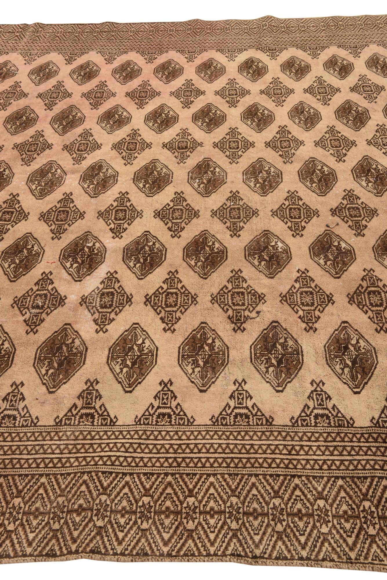 8' 9 x 11' 7 Hand Knotted Ultra Vintage Persian Wool Rug