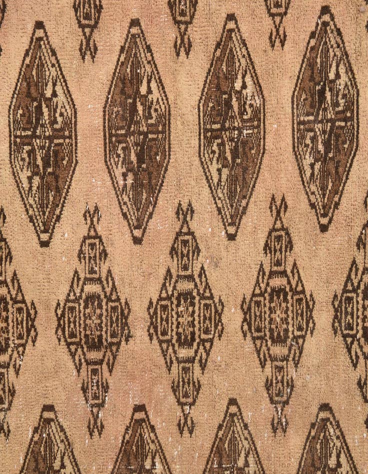 Detail image of 8' 9 x 11' 7  Hand Knotted Ultra Vintage Persian Wool Rug