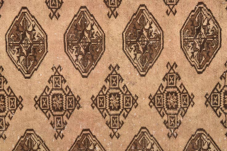Detail image of 8' 9 x 11' 7 Hand Knotted Ultra Vintage Persian Wool Rug