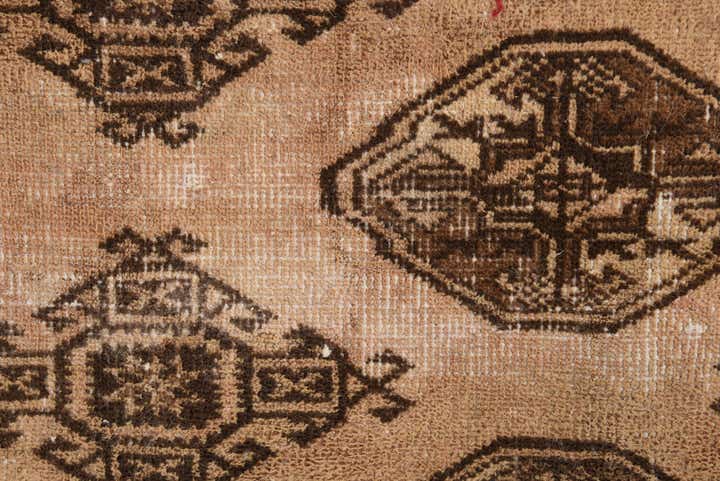8' 9 x 11' 7 Hand Knotted Ultra Vintage Persian Wool Rug