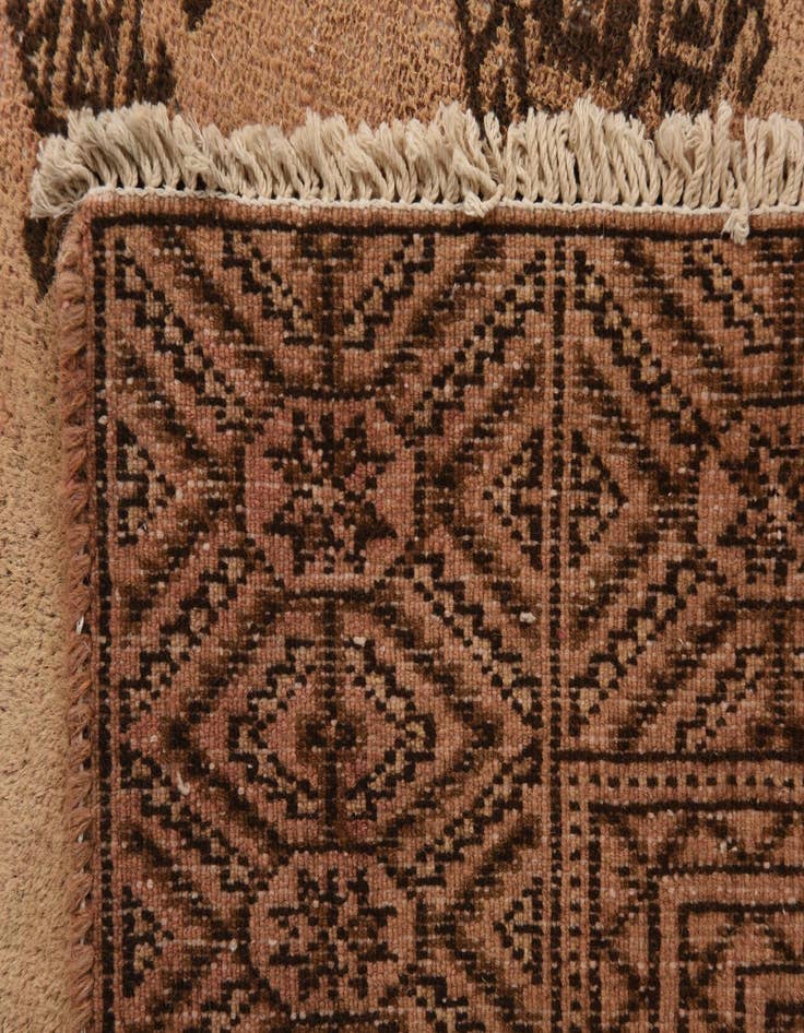 Detail image of 8' 9 x 11' 7  Hand Knotted Ultra Vintage Persian Wool Rug