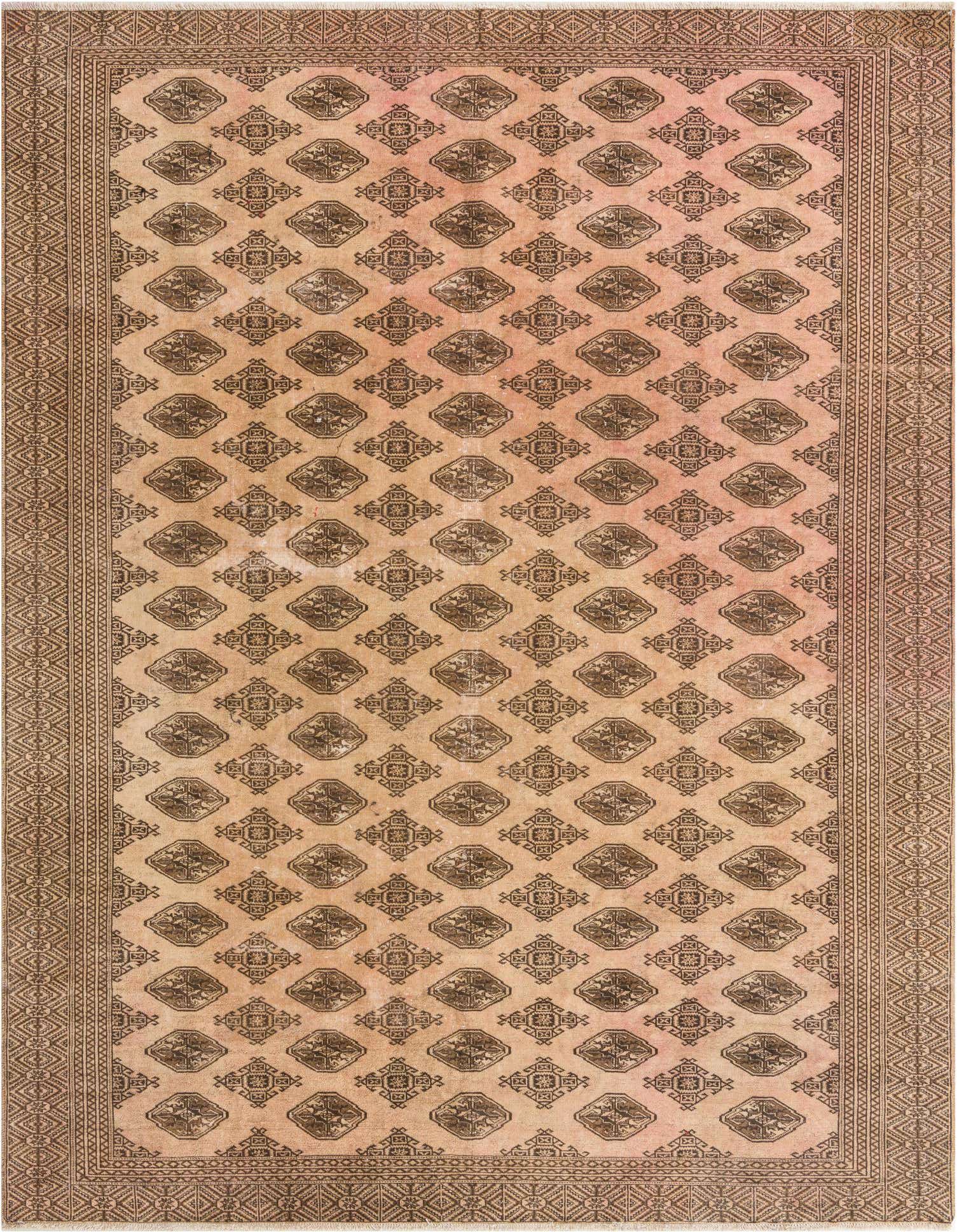 Primary image 8' 9 x 11' 7  Hand Knotted Ultra Vintage Persian Wool Rug