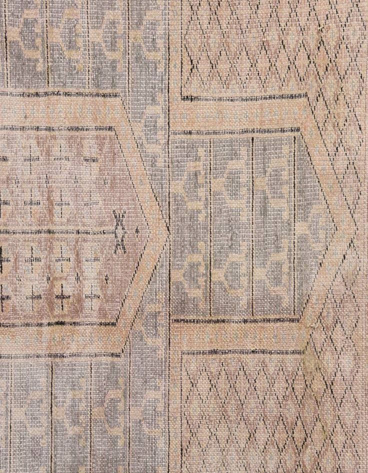 Detail image of 6' x 9' 3  Hand Knotted Ultra Vintage Persian Wool Rug