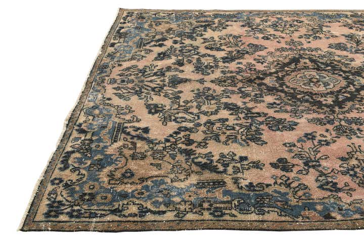 7' 10 x 10' 4 Hand Knotted Ultra Vintage Persian Wool Rug