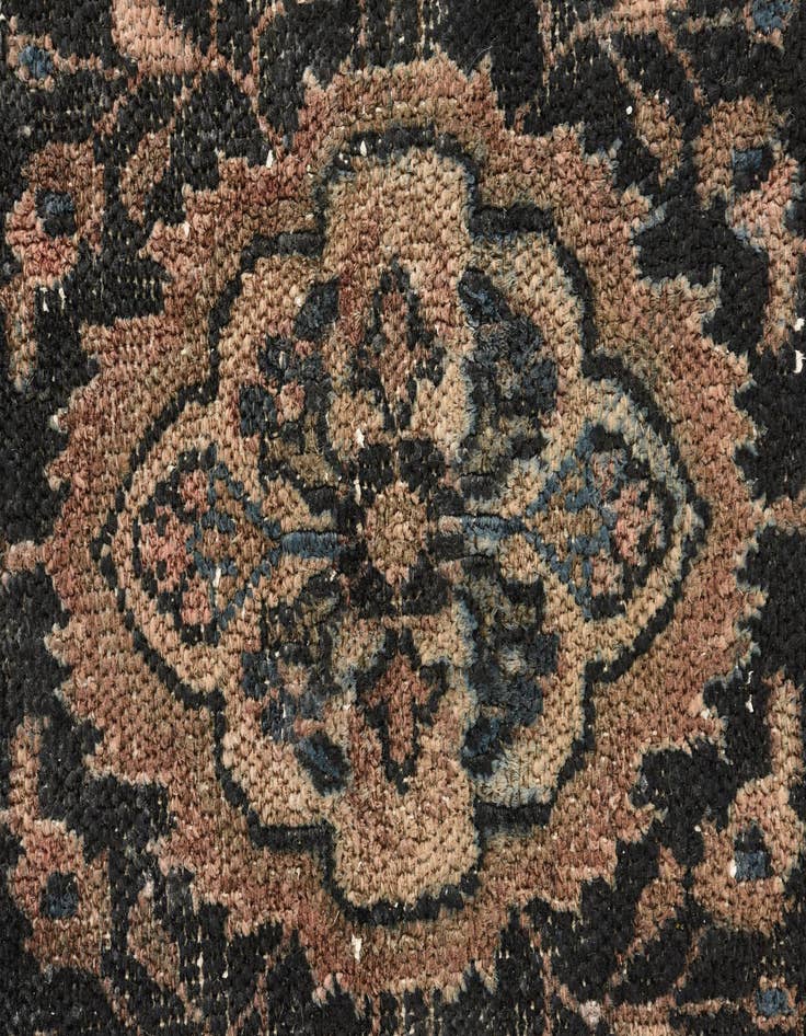 Detail image of 7' 10 x 10' 4  Hand Knotted Ultra Vintage Persian Wool Rug