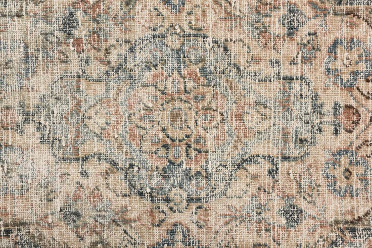 Detail image of 10' 4 x 13' 7 Hand Knotted Ultra Vintage Persian Wool Rug
