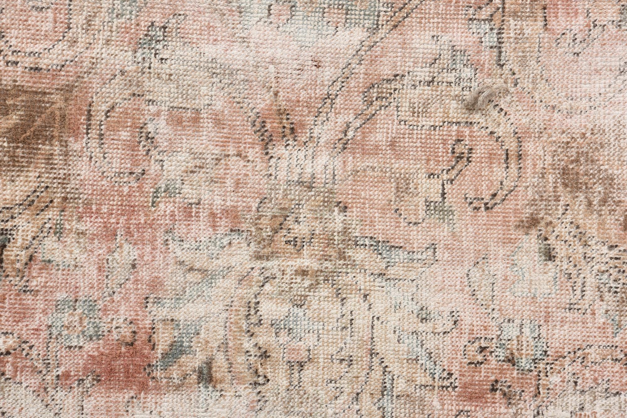 8' x 11' 4 Hand Knotted Ultra Vintage Persian Wool Rug