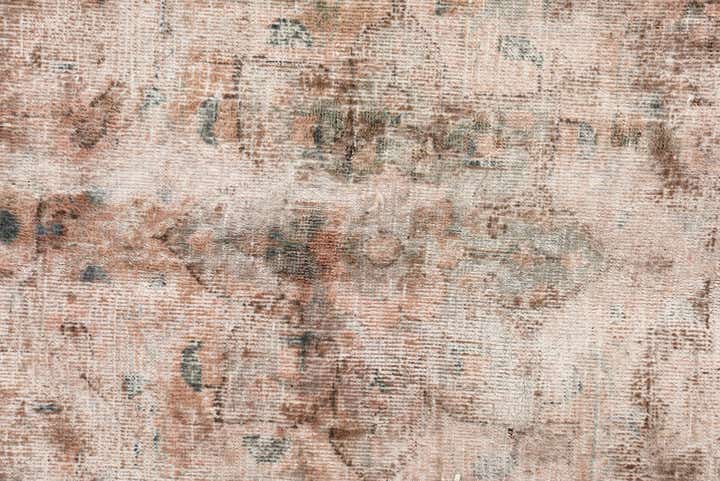 5' 8 x 9' Hand Knotted Ultra Vintage Persian Wool Rug