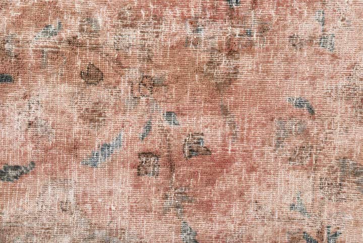 5' 8 x 9' Hand Knotted Ultra Vintage Persian Wool Rug