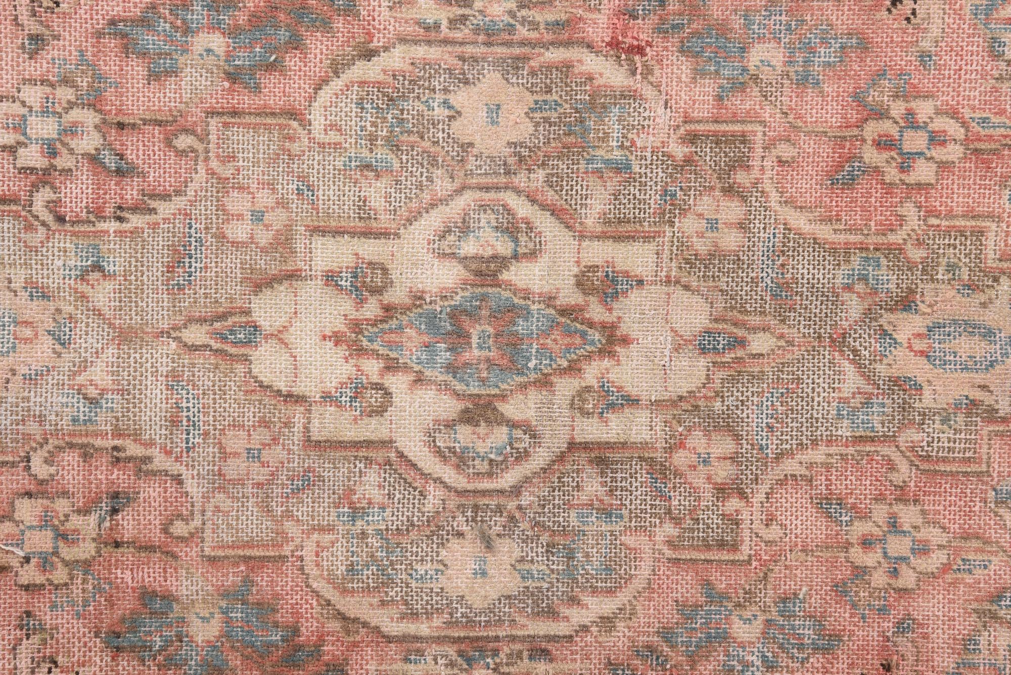 3' 10 x 6' 3 Hand Knotted Ultra Vintage Persian Wool Rug