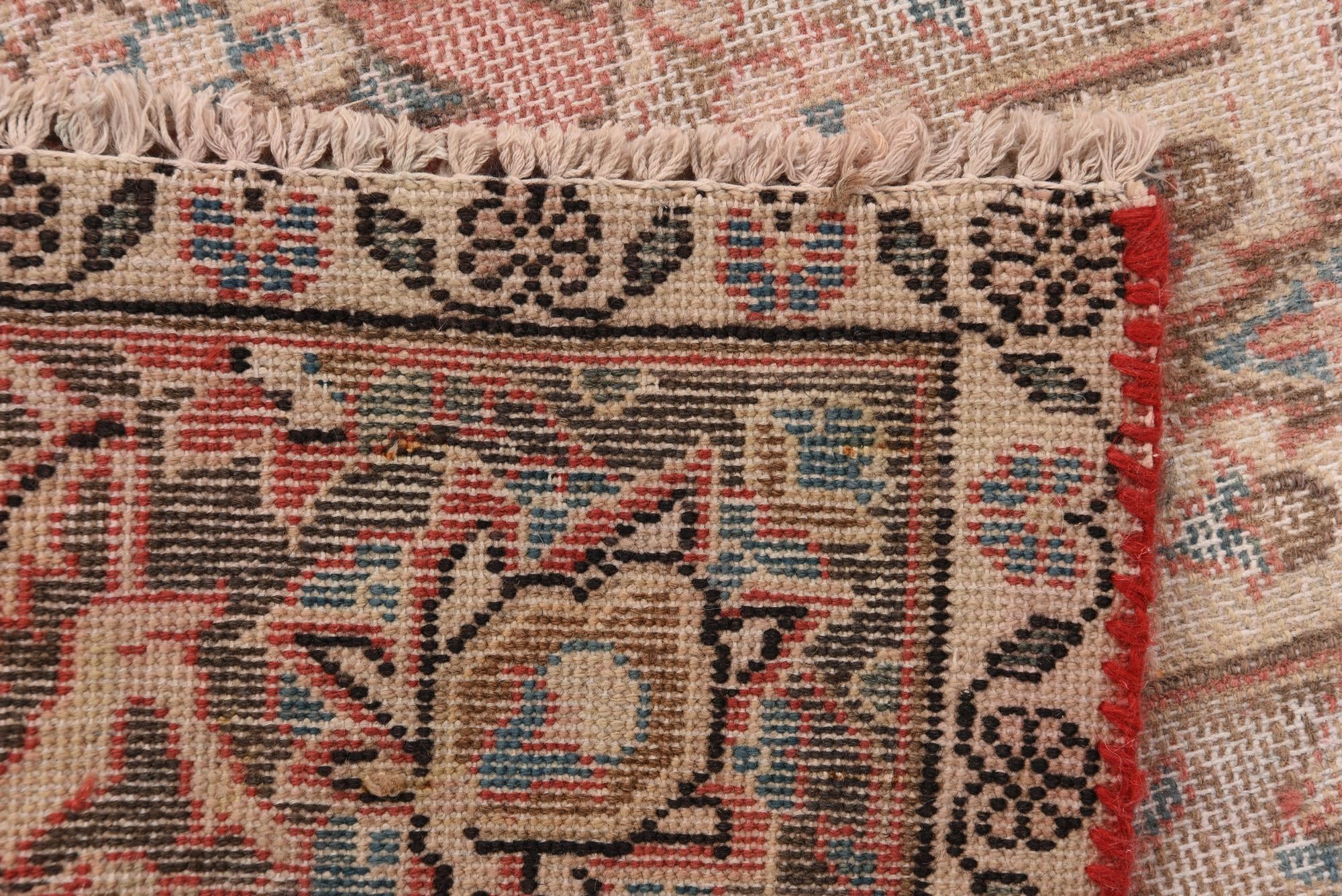 3' 10 x 6' 3 Hand Knotted Ultra Vintage Persian Wool Rug