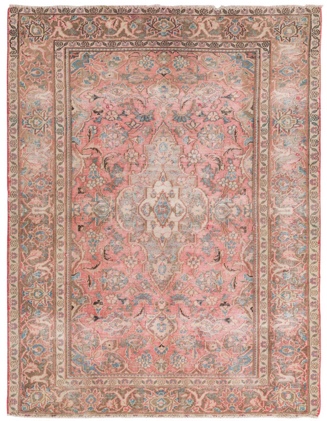Primary image 3' 10 x 6' 3  Hand Knotted Ultra Vintage Persian Wool Rug