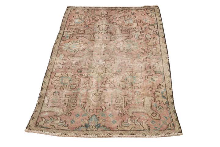 2' 9 x 4' 5 Hand Knotted Ultra Vintage Persian Wool Rug