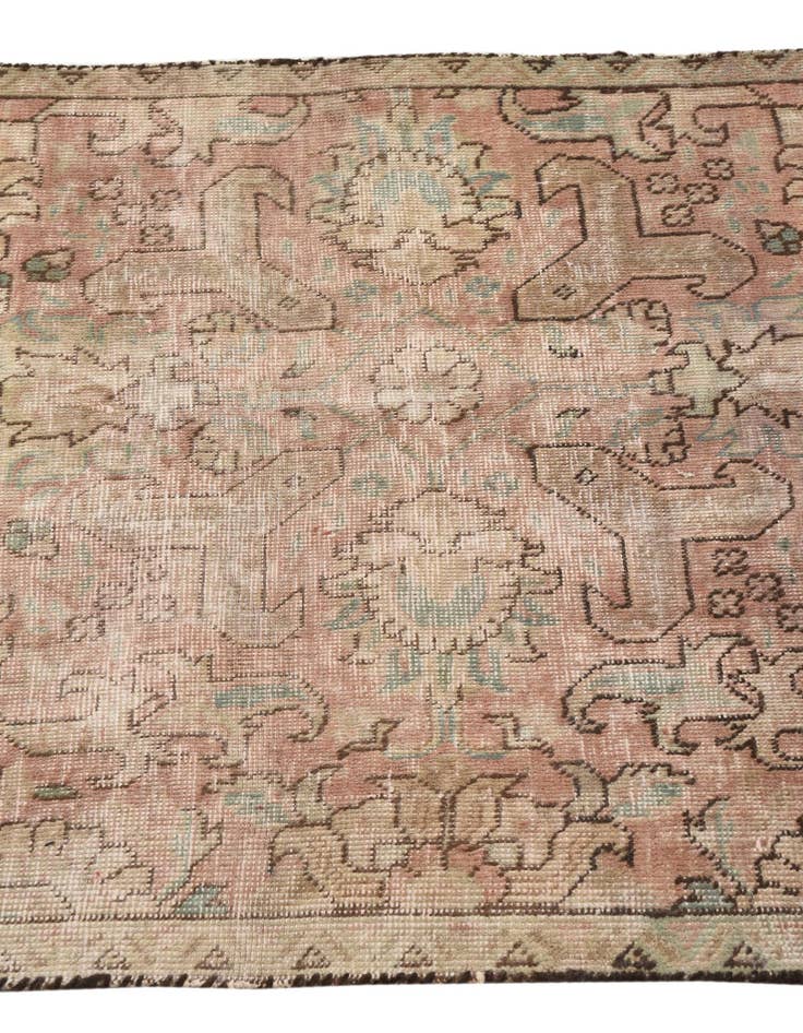 Detail image of 2' 9 x 4' 5  Hand Knotted Ultra Vintage Persian Wool Rug