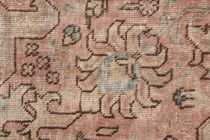 Detail image of 2' 9 x 4' 5 Hand Knotted Ultra Vintage Persian Wool Rug