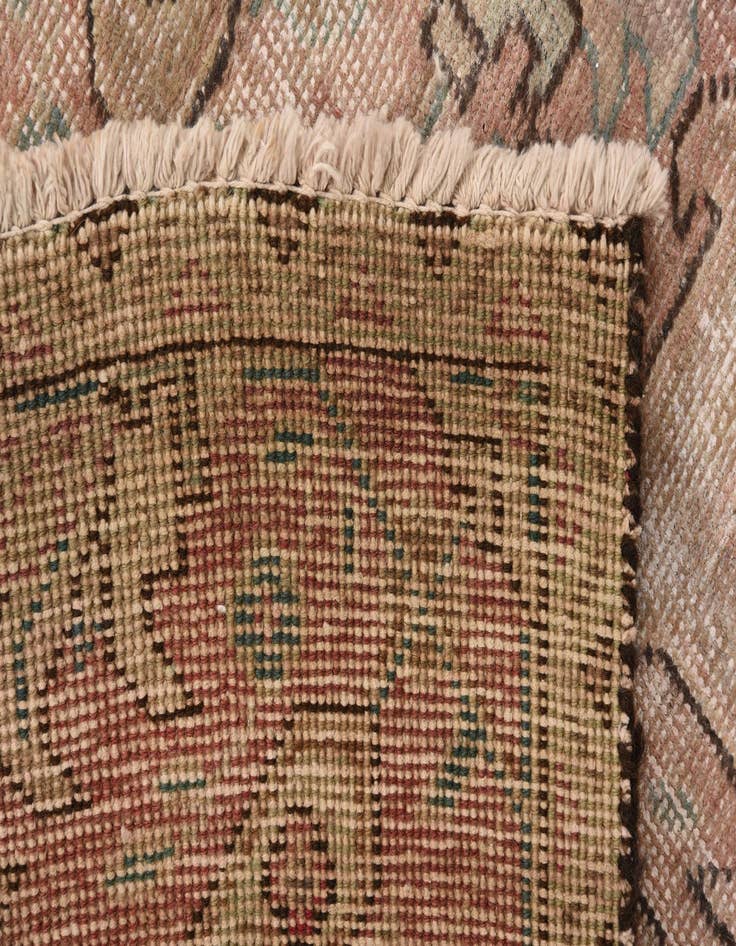 Detail image of 2' 9 x 4' 5  Hand Knotted Ultra Vintage Persian Wool Rug